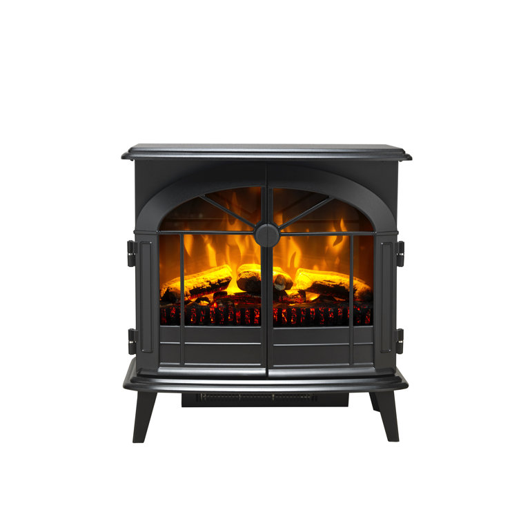 Dimplex Leckford 2kW Optiflame Large Electric Stove Fire with Remote